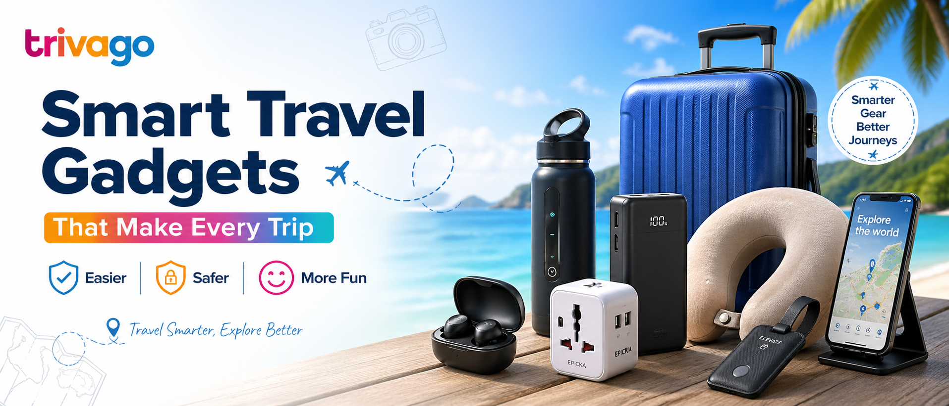 Smart Travel Gadgets That Make Every Trip Easier, Safer, and More Fun