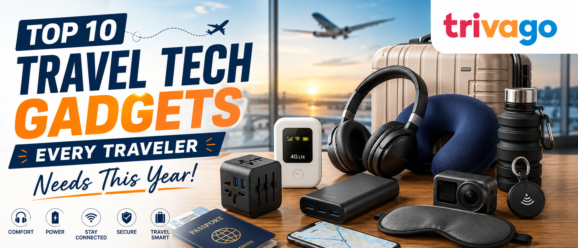 Top 10 Travel Tech Gadgets Every Traveler Needs This Year