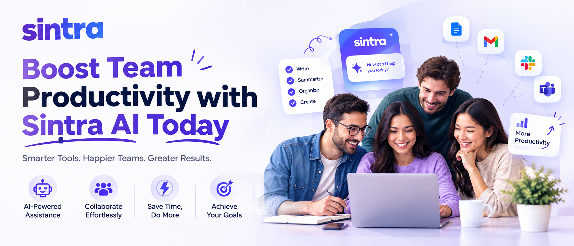 Boost Team Productivity with Sintra AI Today
