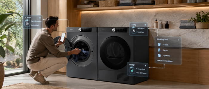 Samsung Bespoke AI Washer and Dryer