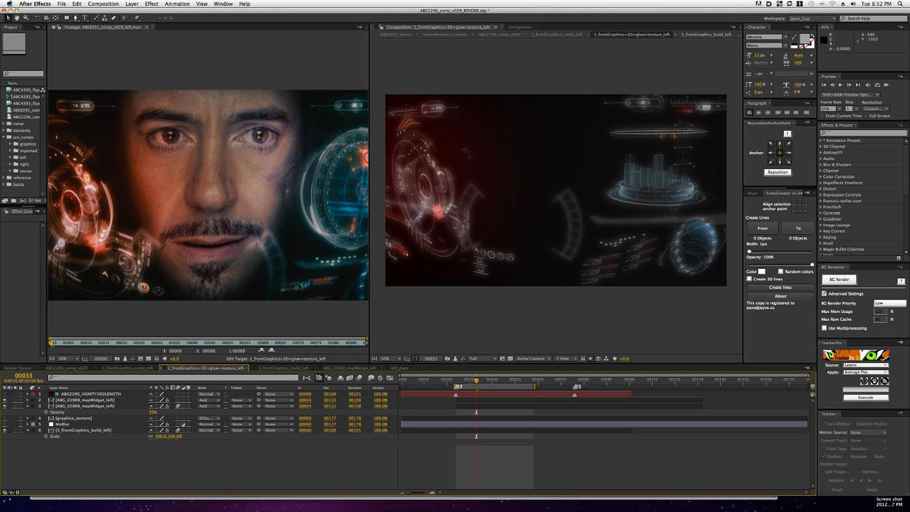 adobe after effect interface